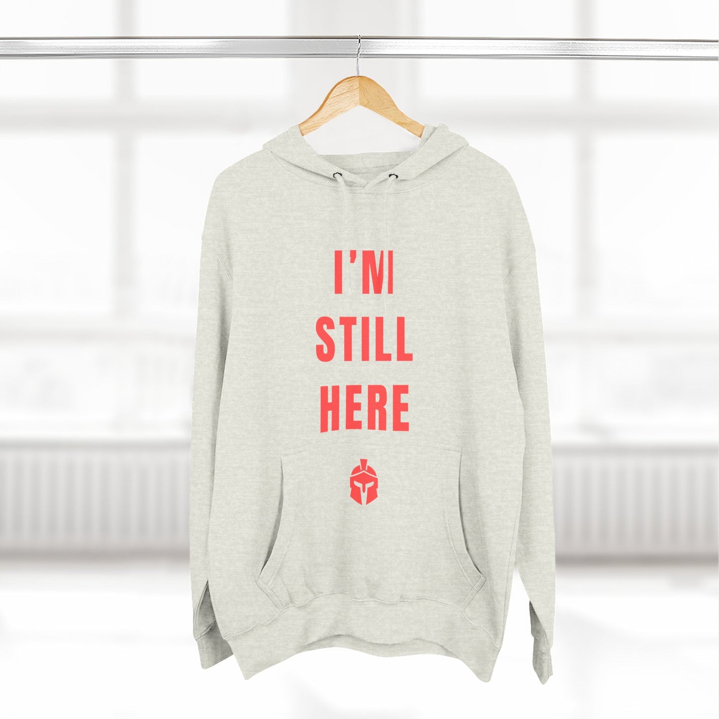 Three-Panel Fleece Hoodie