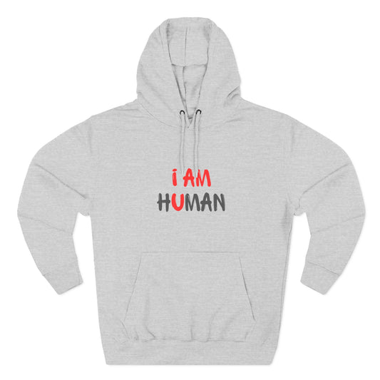 Three-Panel Fleece Hoodie