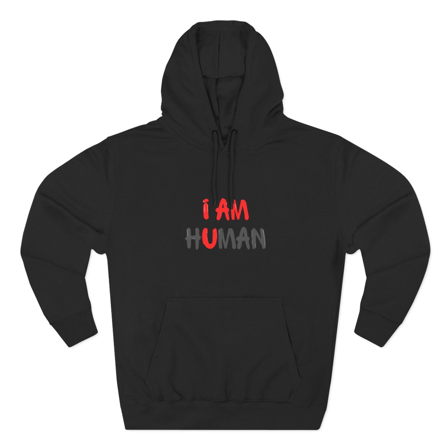 Three-Panel Fleece Hoodie
