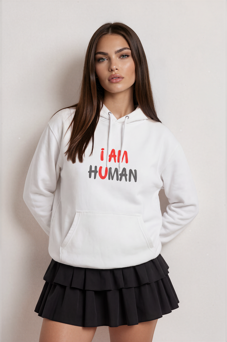 Three-Panel Fleece Hoodie