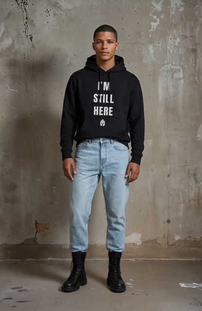 Three-Panel Fleece Hoodie