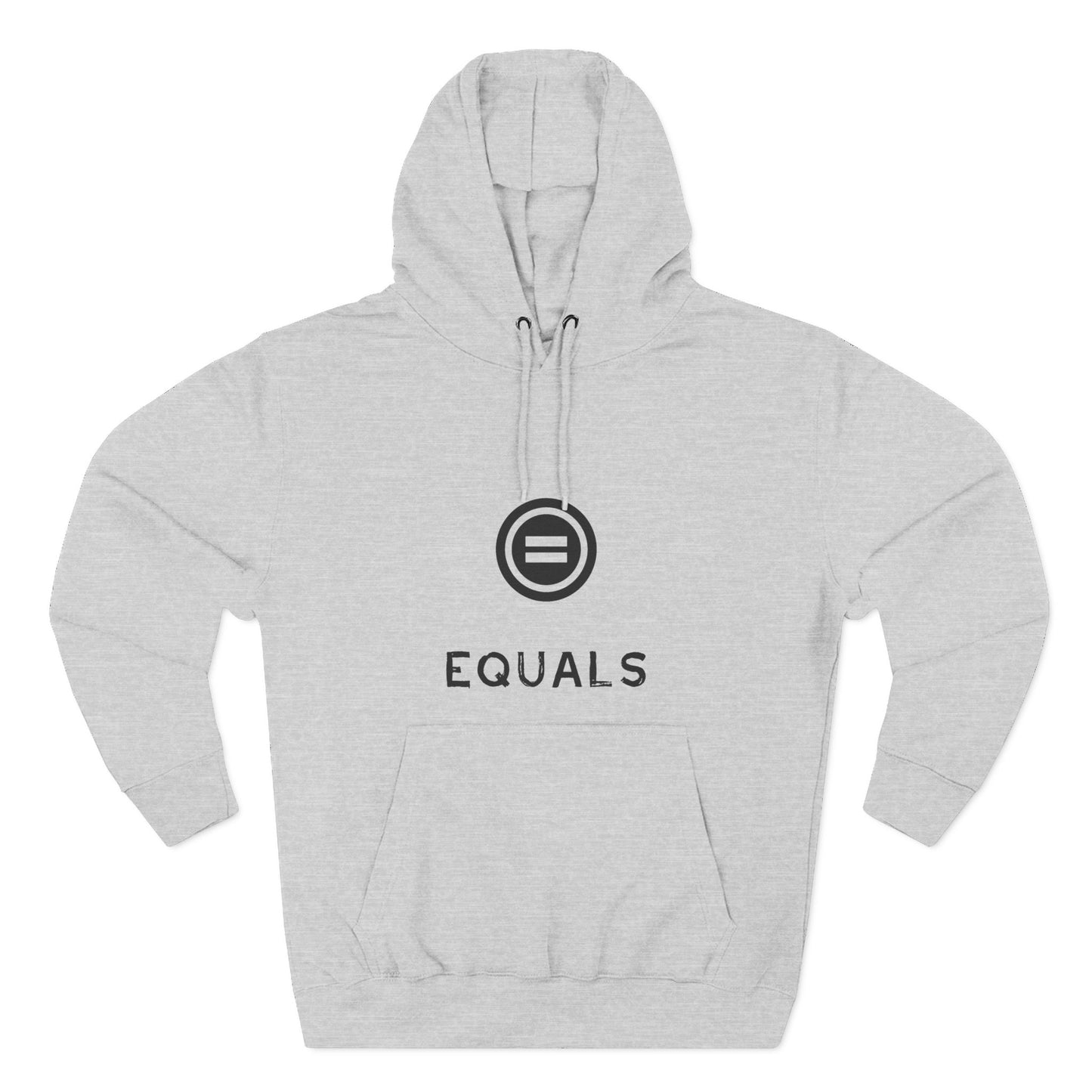 Three-Panel Fleece Hoodie