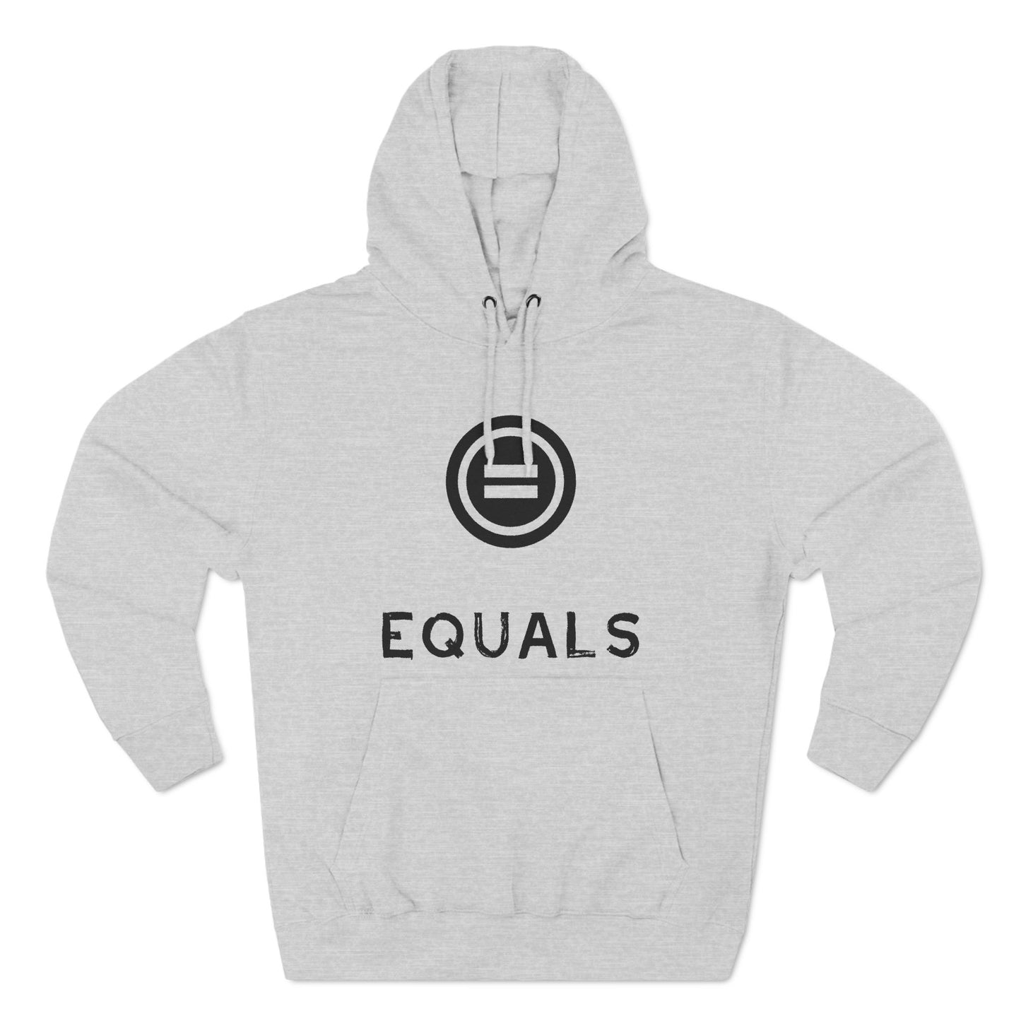 Three-Panel Fleece Hoodie