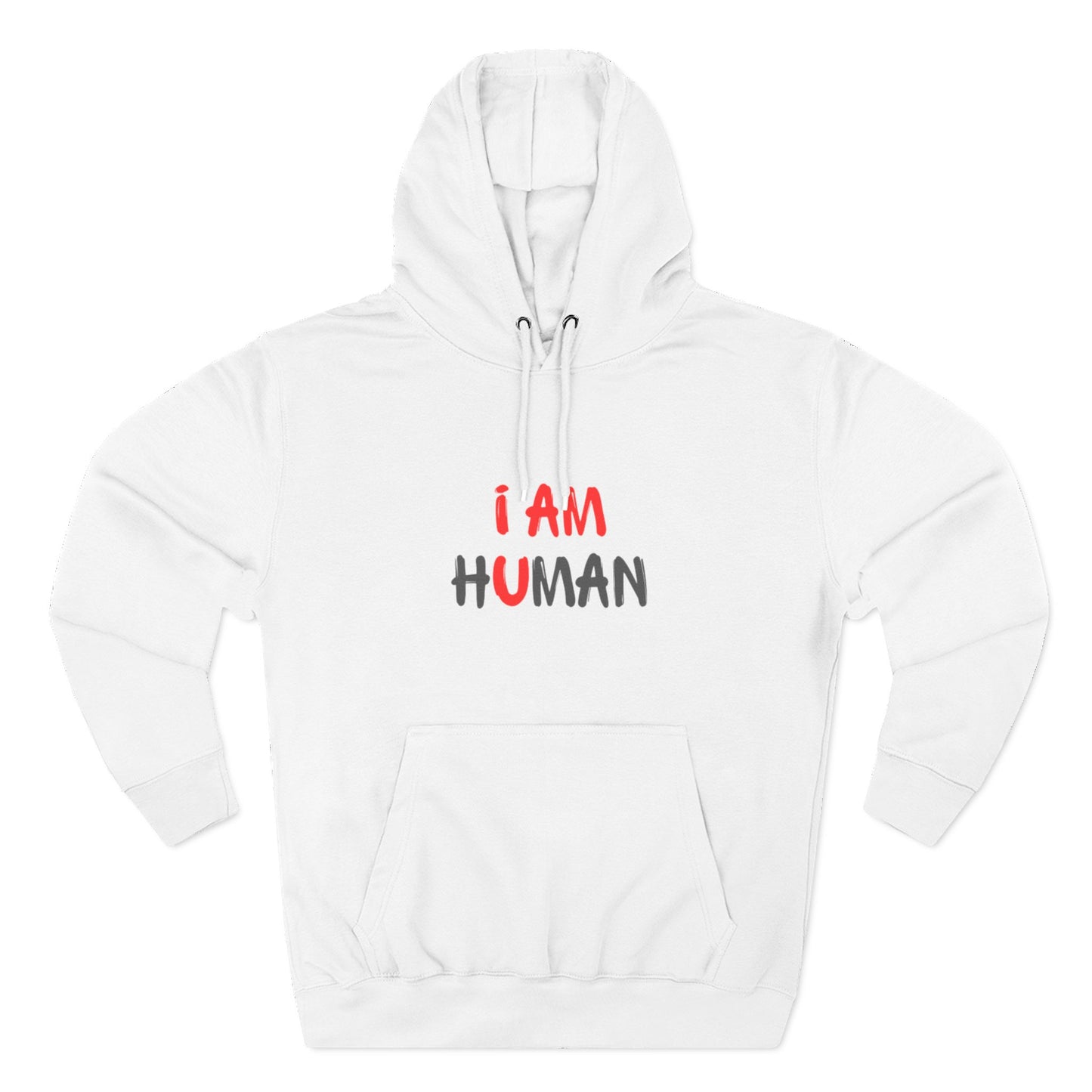 Three-Panel Fleece Hoodie