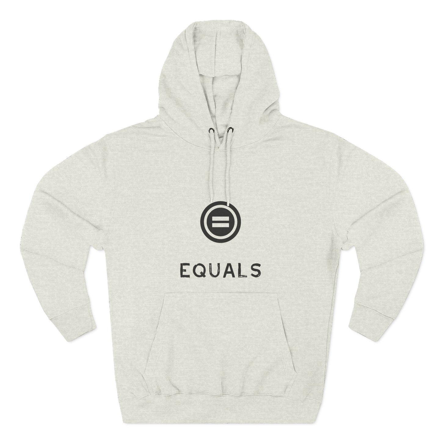 Three-Panel Fleece Hoodie