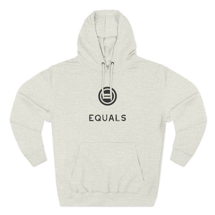 Three-Panel Fleece Hoodie