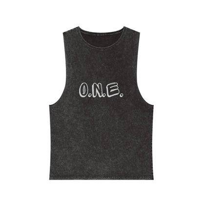 Unisex Stonewash Tank Top