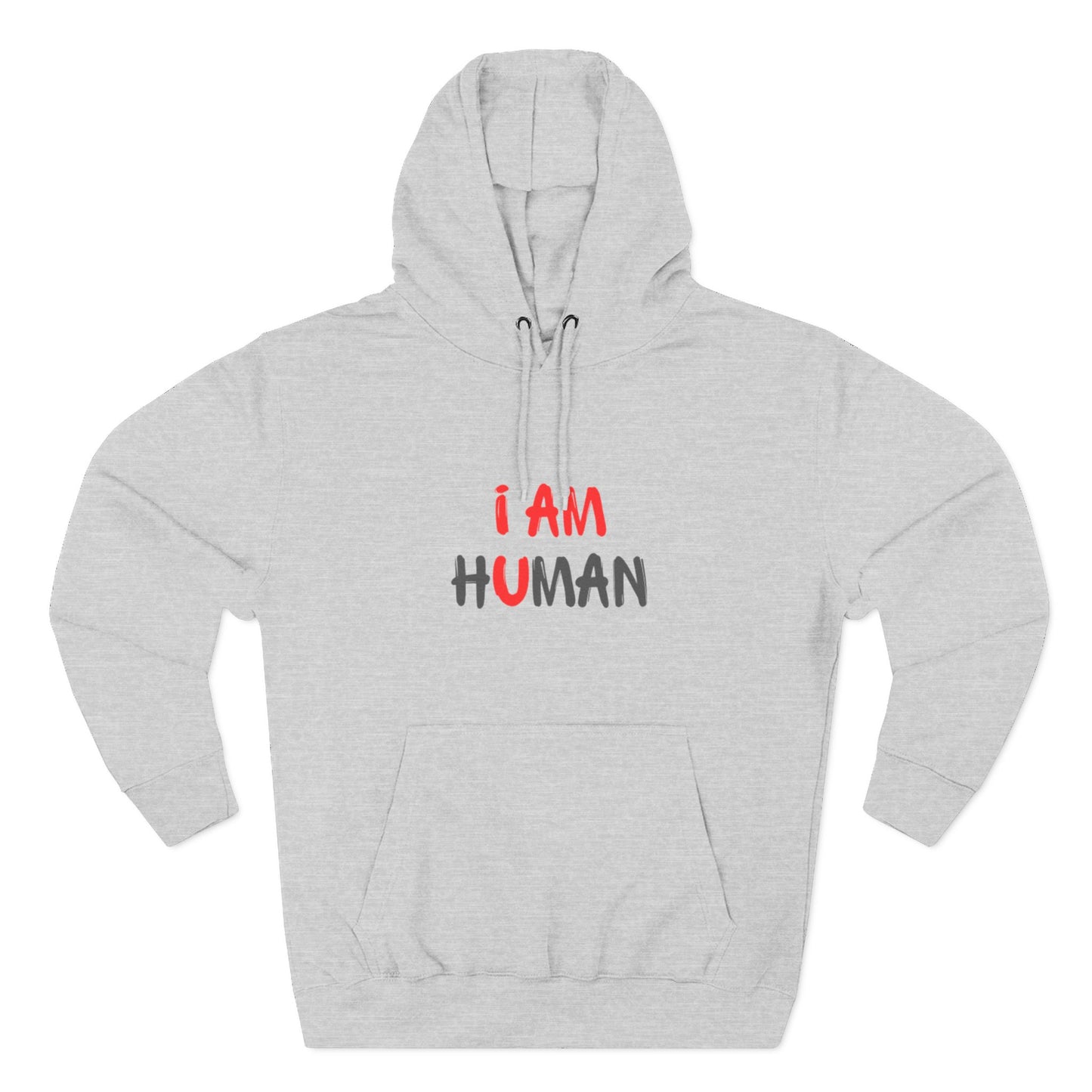 Three-Panel Fleece Hoodie