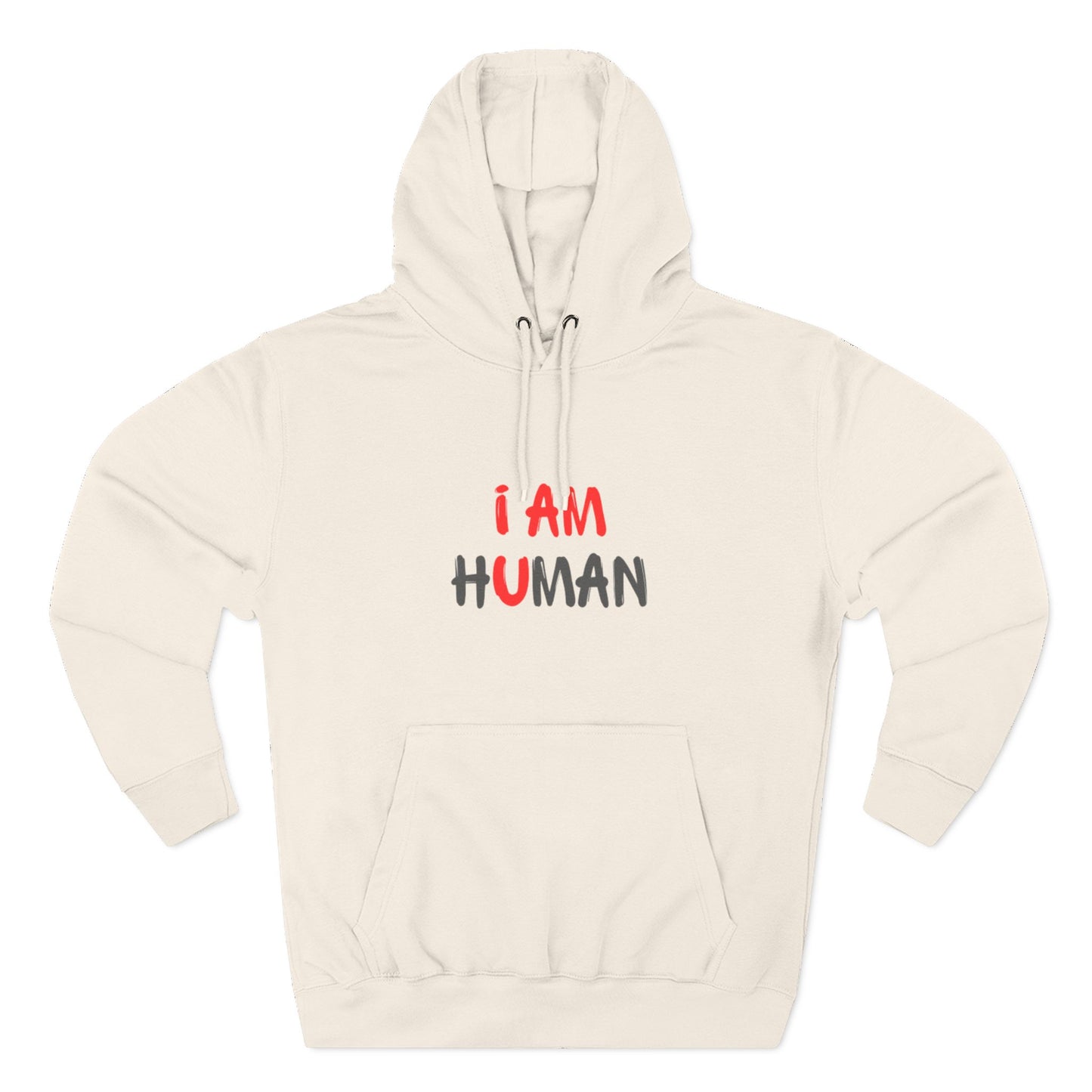 Three-Panel Fleece Hoodie
