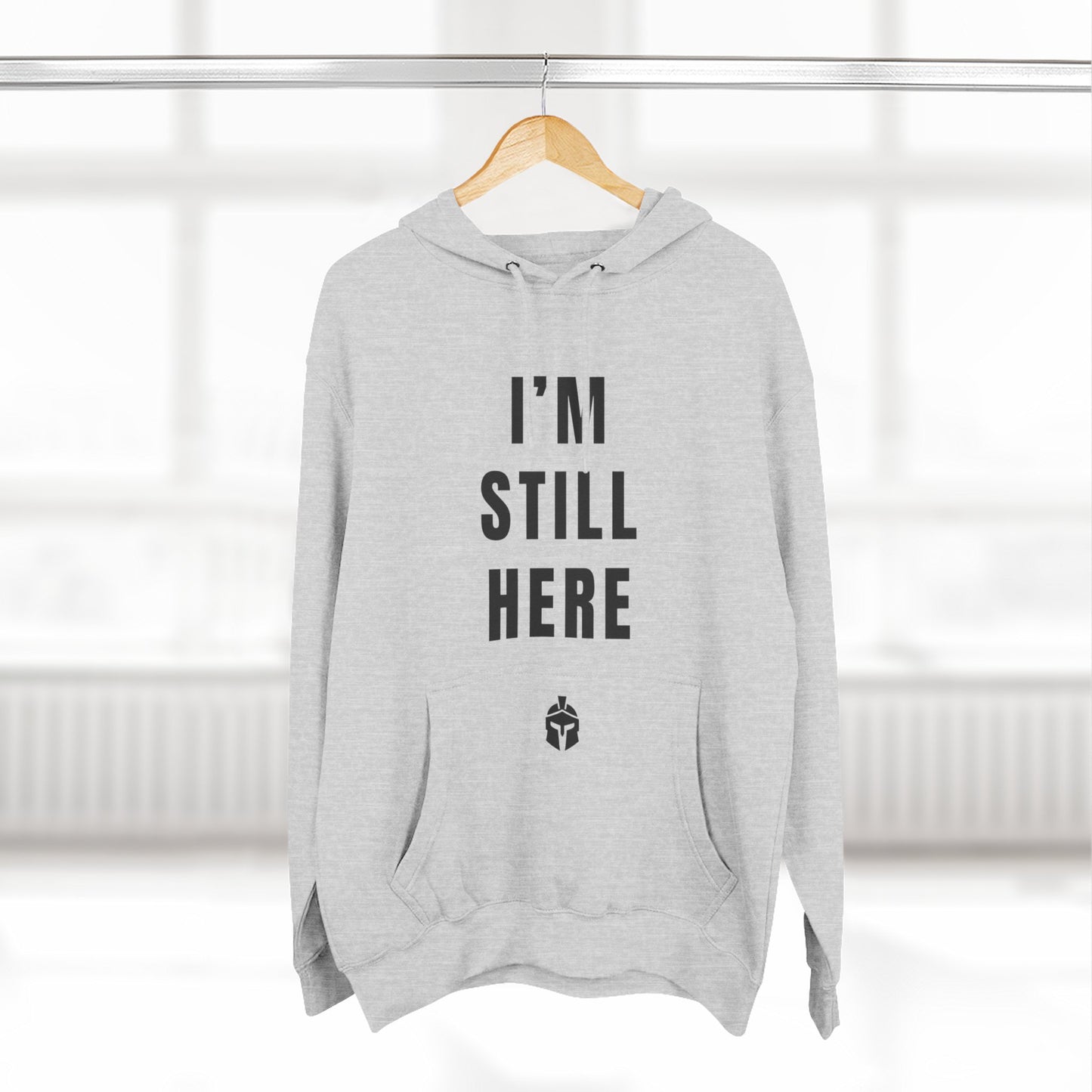 Three-Panel Fleece Hoodie