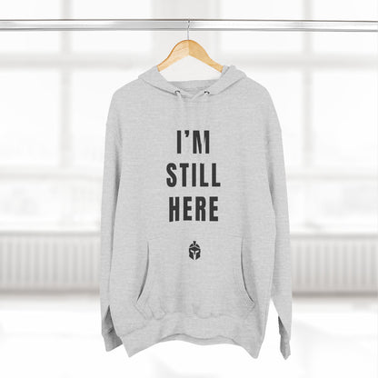 Three-Panel Fleece Hoodie