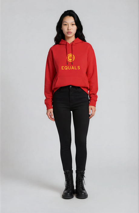 Three-Panel Fleece Hoodie