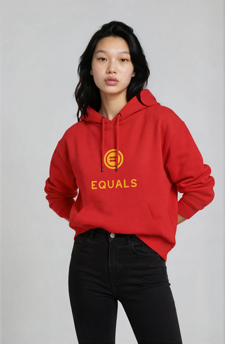 Three-Panel Fleece Hoodie
