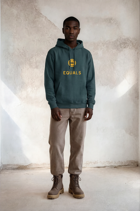 Three-Panel Fleece Hoodie