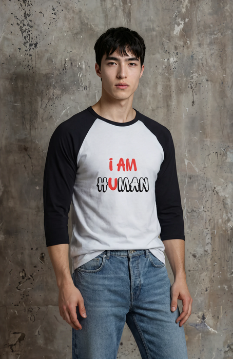 Unisex 3\4 Sleeve Baseball Tee